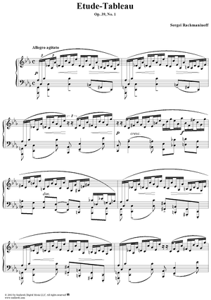 Etude-Tableau in C Minor, Op. 39, No. 1