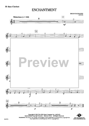 Enchantment - Bb Bass Clarinet