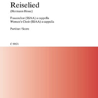 Reiselied - Choral Score