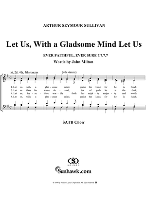 Let Us, With a Gladsome Mind