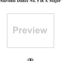 Slavonic Dance No. 5 in A Major, Op. 46, No. 5