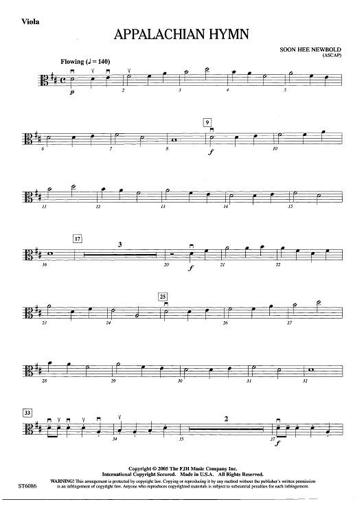 Simple Gifts (appalachian shaker song) Sheet music for Viola