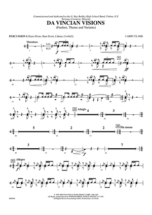 DaVincian Visions - Percussion 1