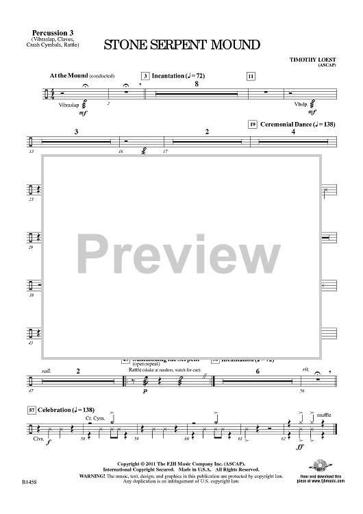 Stone Serpent Mound - Percussion 3