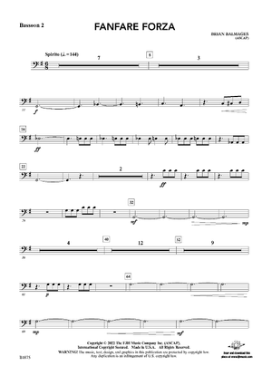 Fanfare Forza - Bassoon 2