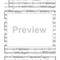 Five Trombone Trios - Score