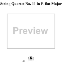 String Quartet No. 11 in E-flat Major, K171 - Violin 1