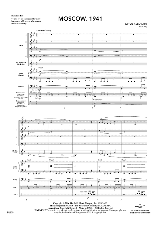 Moscow, 1941 - Score