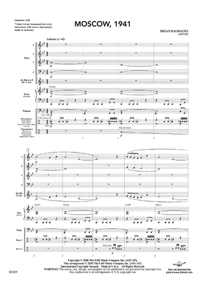 Moscow, 1941 - Score