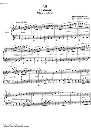 La danse from "Enfantillages" - Piano