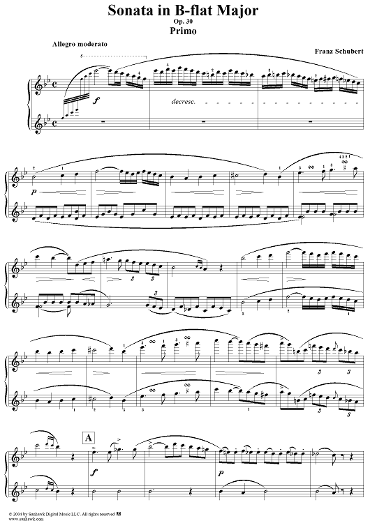 Sonata in B-flat Major, Op. 30