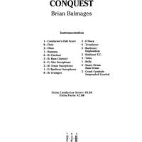 Conquest - Score Cover