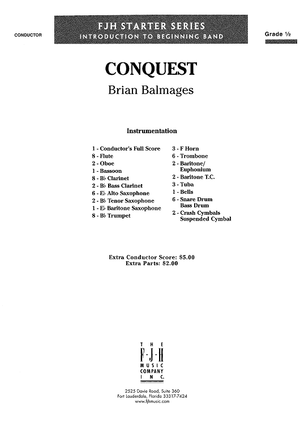 Conquest - Score Cover