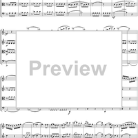 String Quartet No. 19, Movement 4 - Score