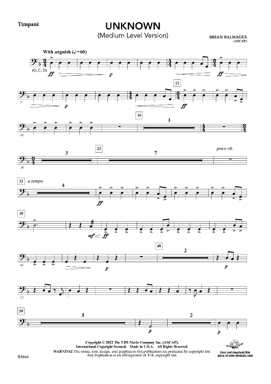 Unknown (Medium Level Version) - Timpani