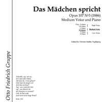 Das Mädchen spricht Op.107 No. 3