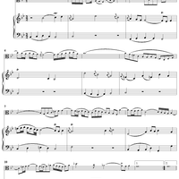 Sonata No. 3 in G Minor, Movement 2 - Piano Score