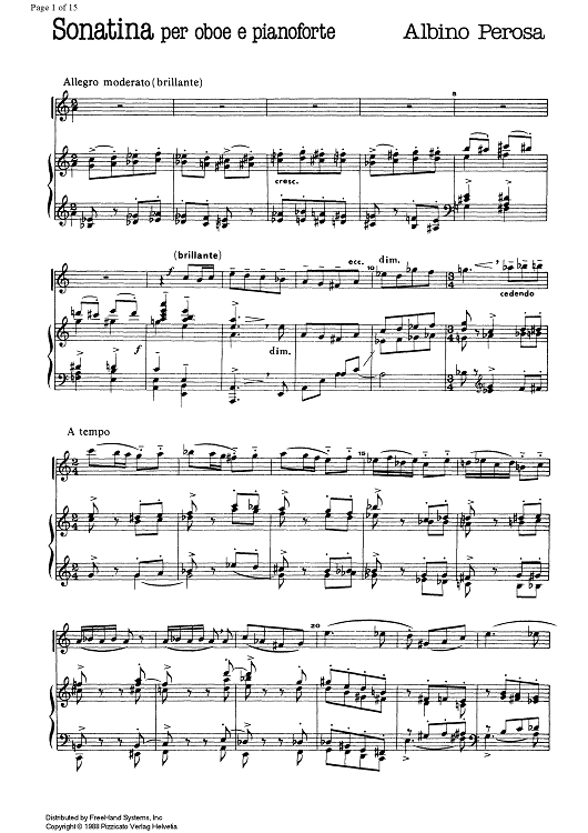 Sonatina - Score