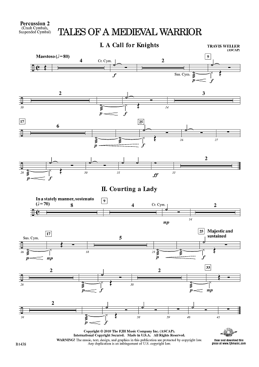 Tales of a Medieval Warrior - Percussion 2