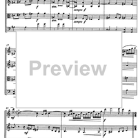 Quartetto breve (Short quartet) - Score