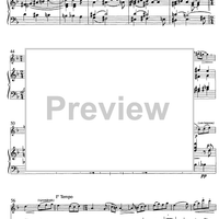 Tre momenti musicali - Score