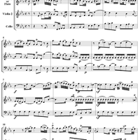 Trio in E-flat Major Op. 3, No. 6 - Score