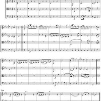 String Quartet No. 11, Movement 2 - Score