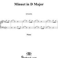 Minuet in D Major, K73h (K94)