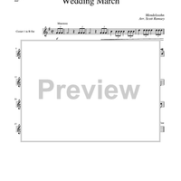 Wedding March - Cornet 1/Trumpet 1