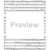 Brandenburg Concerto No. 6 - for Cello Sextet - Score