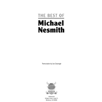 Michael Nesmith - Table of Contents - Bonus Material