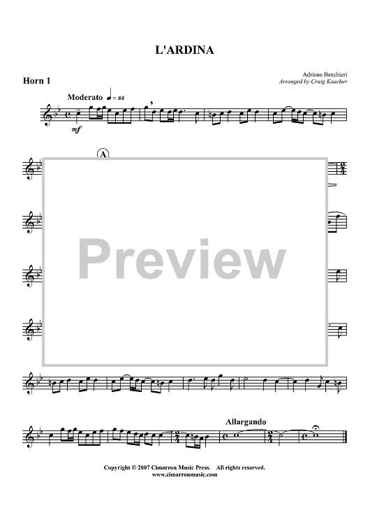 L'Ardina - Horn in F 1