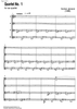 Quartet No. 1 - Score