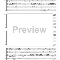 Allegro and Fugue from Oboe Concertos 1 and 2 - Score