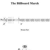 The Billboard March - Drums