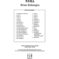 Still - Score Cover