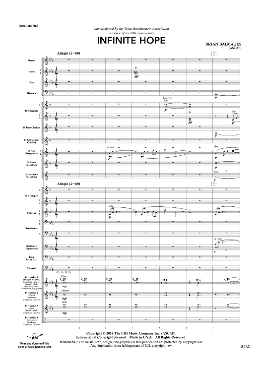 Infinite Hope - Score