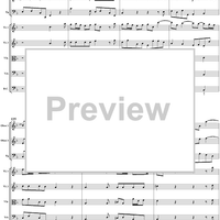 Water Music Suite no. 1 in F major, no. 3: Allegro - Full Score