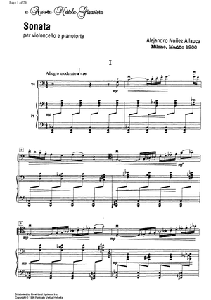 Sonata - Score