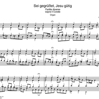 Sei gegrusset, Jesu gutig BWV 768