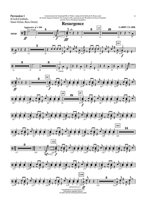 Resurgence - Percussion 1