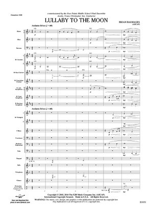 Lullaby to the Moon - Score