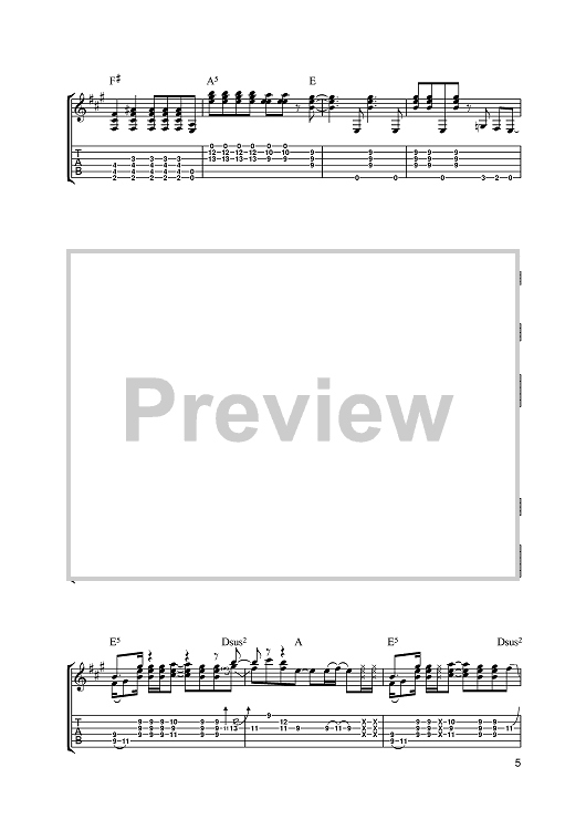 Cigarettes And Alcohol Sheet Music By Oasis For Guitar Tab Sheet Music Now 0309