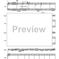 Presto - from "Concerto in Bb, K. 207" - Piano Score