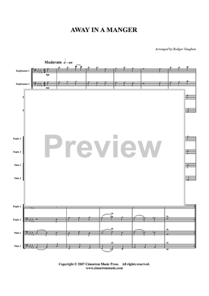 Away in a Manger - Score