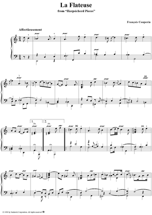 Harpsichord Pieces, Book 1, Suite 2, No.21:  La Flateuse