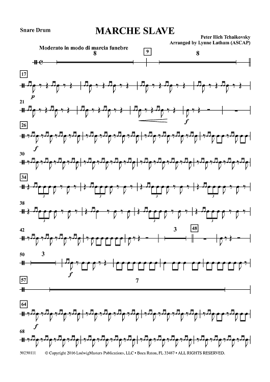 Marche Slave - Snare Drum