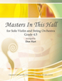 Masters In This Hall for Solo Violin and String Orchestra - Score