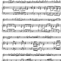 Sonata d minor - Score