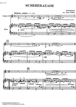 Elementary 1/5 - Scheherazade - Score